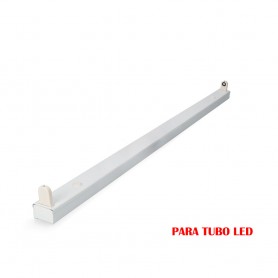 Regleta fluorescente para tubo de led 1x18w (eq. 36w) 220v 123cm edm