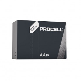 Pila alkalina procell duracell aa - lr06 1,5v (caja10 unid) ø14,5x50,5mm
