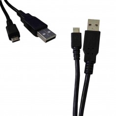 Cable conector de usb a micro usb 1,8m compatible samsung, sony, huawei, lg