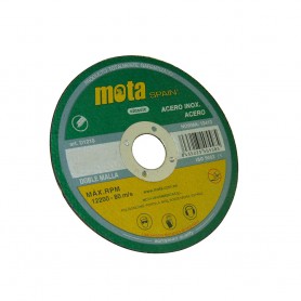Disco de corte acero inox ø115x1.6x22.23mm d1116 mota
