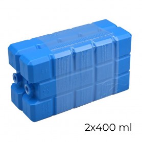 Pack 2 enfriadores para neveras portatiles 400cl 16x9,5x6,5cm colores surtidos