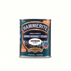 Hammerite esmalte metalico satinado blanco 0.750l 5093743