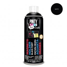 Pintura en spray pintyplus art & craft 520cc pintura aguanta-imanes negra pi104