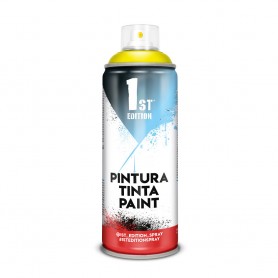 Pintura en spray 1st edition 520cc / 300ml mate amarillo limón ref 642