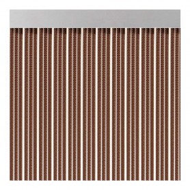 Cortina puerta cinta s-350 color marrón 90x210cm m63569 acudam
