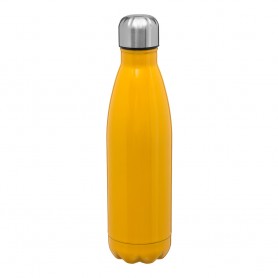 Botella térmica para liquidos 0.5l color mostaza