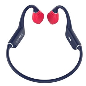 Auriculares Inalámbricos Deportivos de Conducción Ósea Leotec Osea Kuri/ con Micrófono/ Bluetooth/ Azules y Rojos