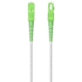 Cable de Fibra Óptica G657A2 3.0 9/125 SMF Aisens A152-0618/ LSZH/ 120m/ Blanco