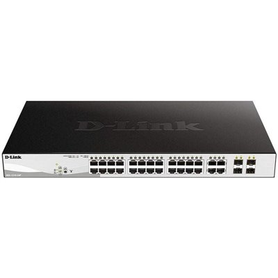 Switch Gestionado D-Link DGS-1210-24P 24 Puertos/ RJ-45 10/100/1000/ PoE/ SFP