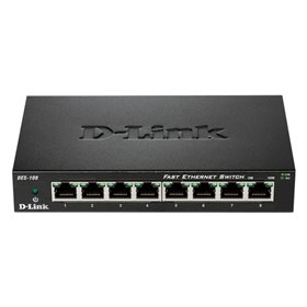 Switch D-Link DES-108 8 Puertos/ RJ-45 10/100
