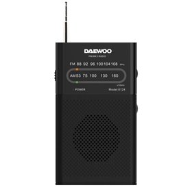 Radio Portátil Daewoo DW1027/ Negra