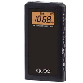Radio Portátil Qubo RD-10/ Negro