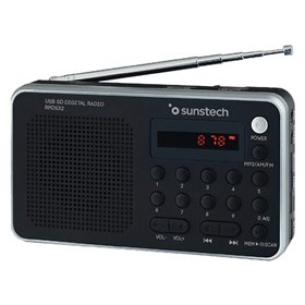 Radio Portátil Sunstech RPD32SL/ Plata