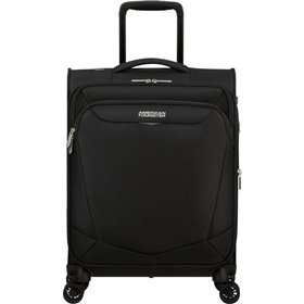 Maleta de Cabina American Tourister SummerRide Spinner 55cm/ 55x40x23cm/ 4 Ruedas/ Negra