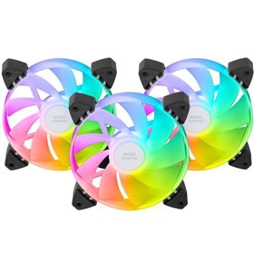 Pack 3 Ventiladores Invertidos Mars Gaming MF-3AR/ 12cm/ ARGB