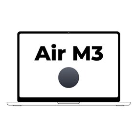 Apple Macbook Air 13,6'/ M3 8-Core CPU/ 16Gb/ 256Gb SSD/  8-Core GPU/ Medianoche