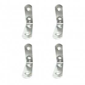 Ángulo refuerzo an24, acero inoxidable, 50 x 50 x 16 mm. 4 unidades