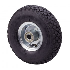 Rueda neumática con nucleo metálico y rodamiento de bolas, carga máx. 175 kg, ø 26 cm