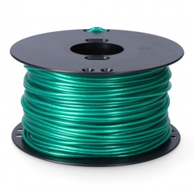 Cordón multifilamento revestido pvc verde, calibre 5 mm x 100 m