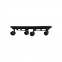 Plataforma con ruedas, 360 x 100 x 80 mm