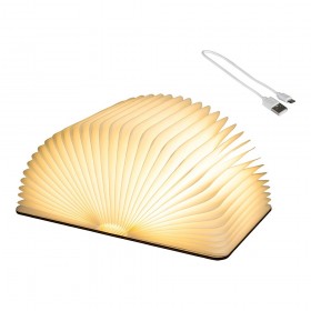 Libro decorativo con luz led fija