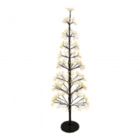 Árbol micro led con función fija y parpadeante para uso exterior 1,2 m