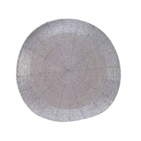 Salvamantel redondo ø35 cm plateado