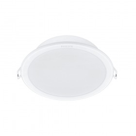 Downlight led empotrable redondo, meson, blanco, 23,5 w, 2450 lm, 3000 k, ø215 x 35 mm