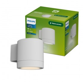 Aplique de exterior led fylx 5 w, blanco
