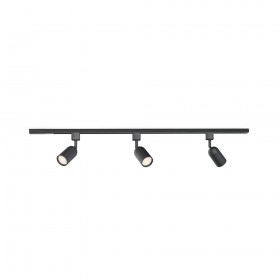 Sistema de riel easylink 3 proyectores, shea, 5 w, negro