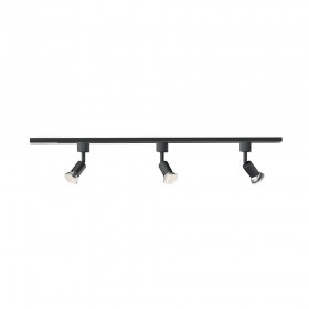 Sistema de riel easylink 3 proyectores, tobia, 5 w, negro