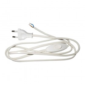 Conexión eléctrica con interruptor de mano, lfm 275/100-50, blanco