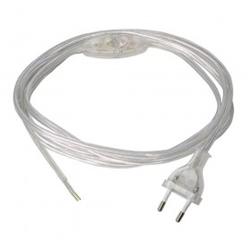 Conexión eléctrica con interruptor de mano, lfm 275/100-50, transparente