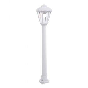 Farol baliza con poste giaffa/giampy, e27, blanco, ø210 x 995 mm