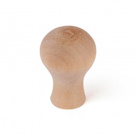 Pomo para mueble, modelo 273, de madera de haya crudo, ø20 mm