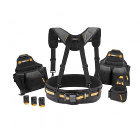Cinturón portaherramientas constructor pro, set 5 piezas cliptech