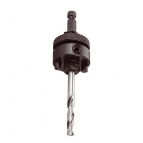 Husillo para coronas de ø32 a 250 mm mango hexagonal 9,5 mm