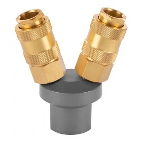 Conector aire comprimido de latón tipo y, rosca hembra ¼ pulg