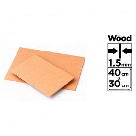 Tabla manualidades mdf, grosor 13 mm, 30 x 40 cm