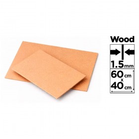 Tabla manualidades mdf, grosor 3 mm, 40 x 60 cm