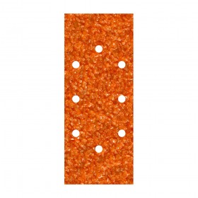 Pack 5 hojas de lija de corindón grano 40 perforadas oval 93x230mm 1971000 wolfcraft