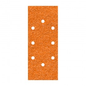 Pack 5 hojas de lija de corindón grano 120 perforadas oval 93x230mm 1973000 wolfcraft