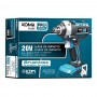 Llave de impacto 20 v brushless 280 nm (sin batería ni cargador)