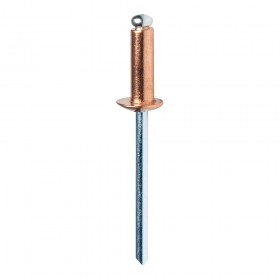 Blister 50 remaches ø4x10mm alu+broca cobreado 5001462 rapid