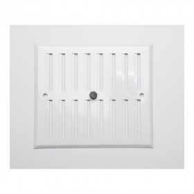 Rejilla regulable. aluminio 0.8 blanco 170x190mm