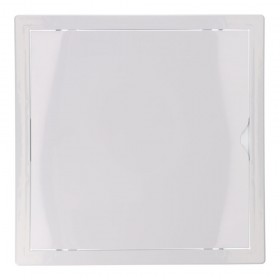 Tapa de registro cuadrada empotrable abs 30x30cm blanca